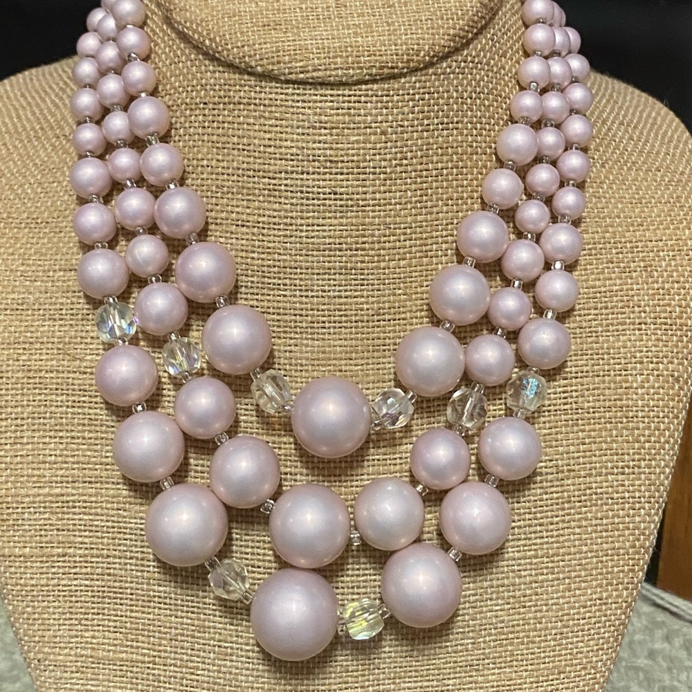 Vintage 3 Strand Necklace